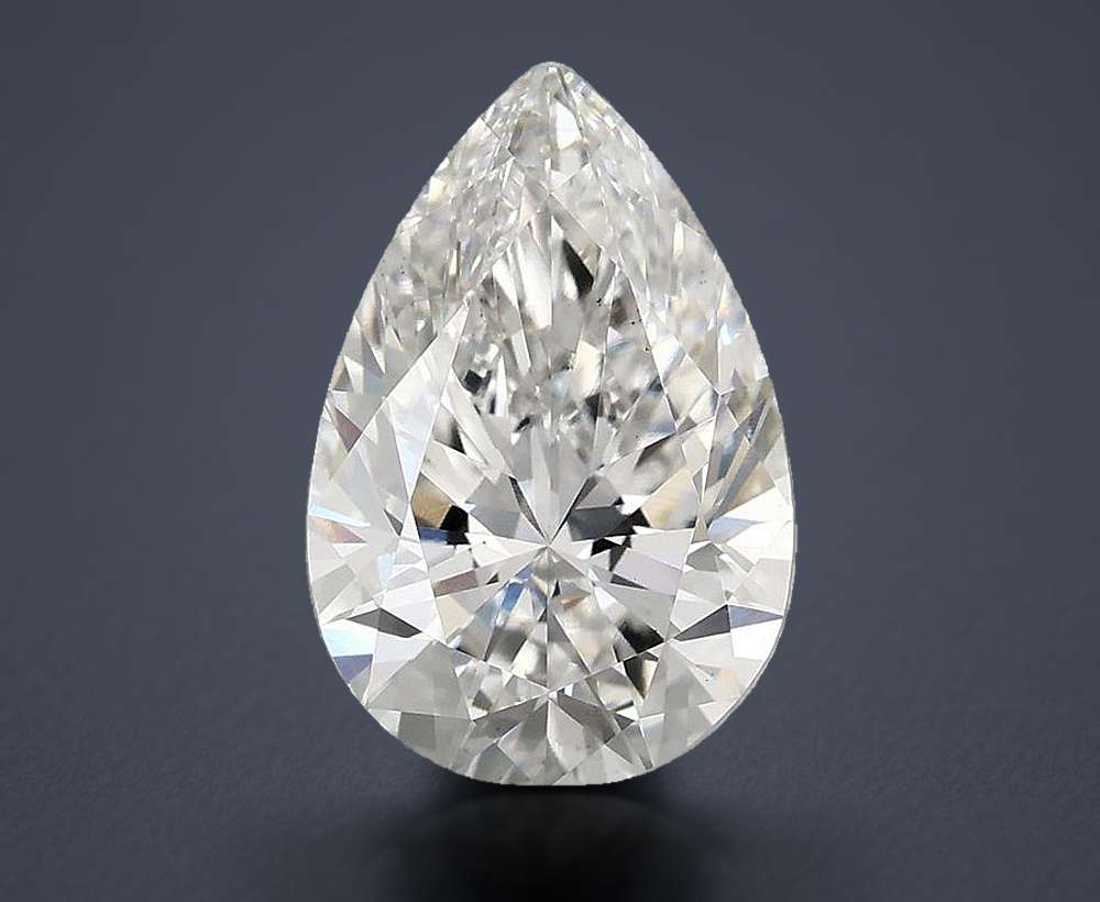 3.14 Carat Pear Lab Diamond