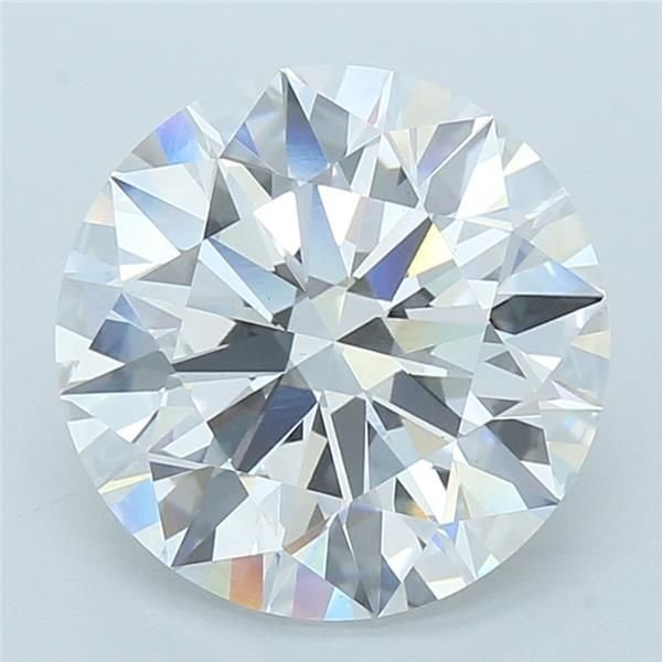 7.13ct F VS1 Rare Carat Ideal Cut Round Lab Grown Diamond
