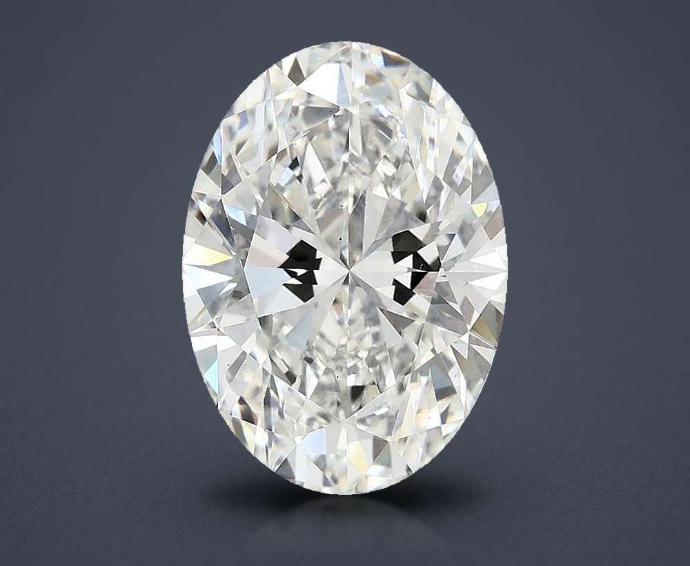 3.70 Carat Oval Lab Diamond