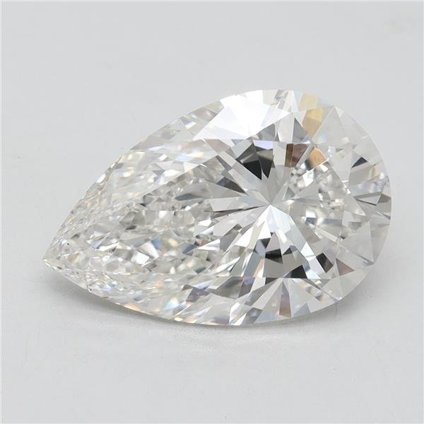 4.29ct G VS1 Rare Carat Ideal Cut Pear Lab Grown Diamond