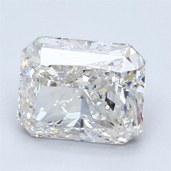 1.70ct I SI2 Rare Carat Ideal Cut Radiant Diamond