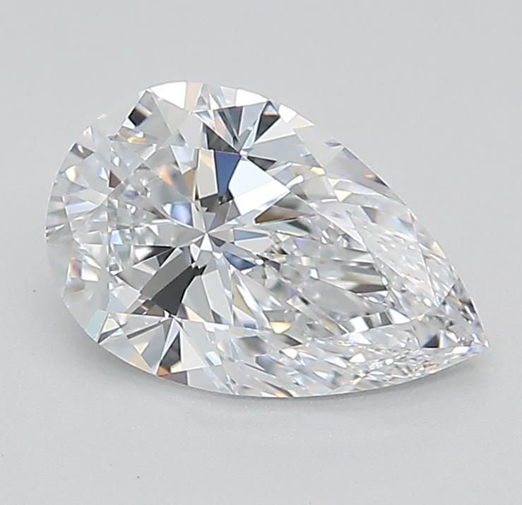 1.15ct D VVS1 Rare Carat Ideal Cut Pear Lab Grown Diamond