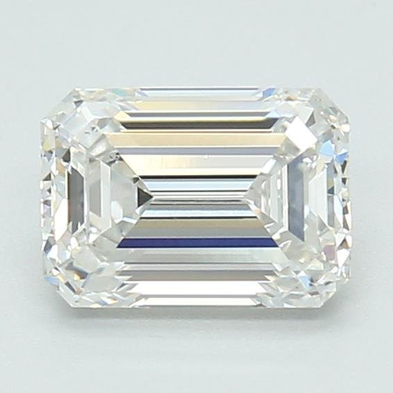 1.08ct F VS2 Excellent Cut Emerald Lab Grown Diamond