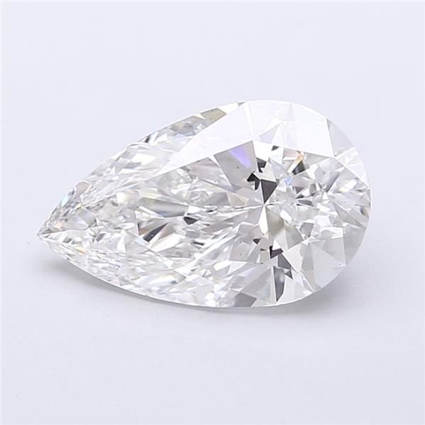 1.51ct E VS2 Very Good Cut Pear Lab Grown Diamond