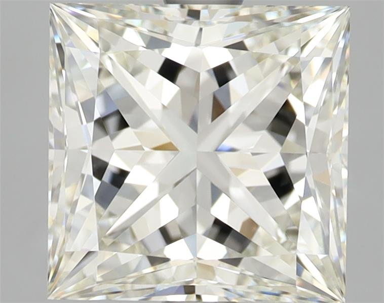 3.03ct J VVS2 Rare Carat Ideal Cut Princess Diamond