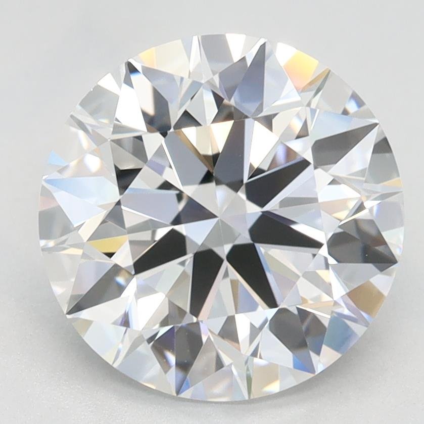 2.45ct D VVS1 Rare Carat Ideal Cut Round Lab Grown Diamond