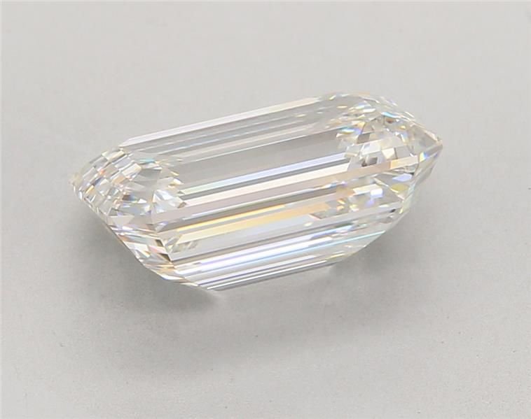 5.05ct G VVS2 Rare Carat Ideal Cut Emerald Lab Grown Diamond