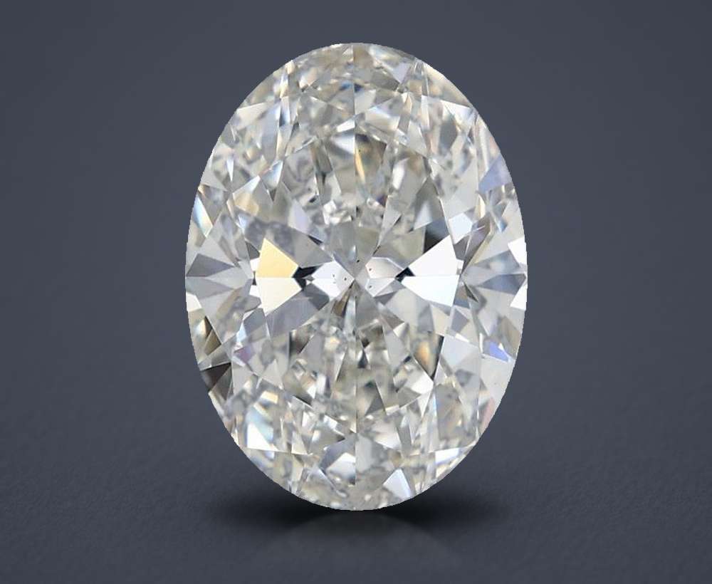 3.50 Carat Oval Lab Diamond