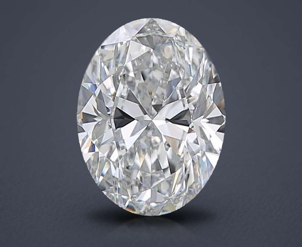 0.90 Carat Oval Natural Diamond
