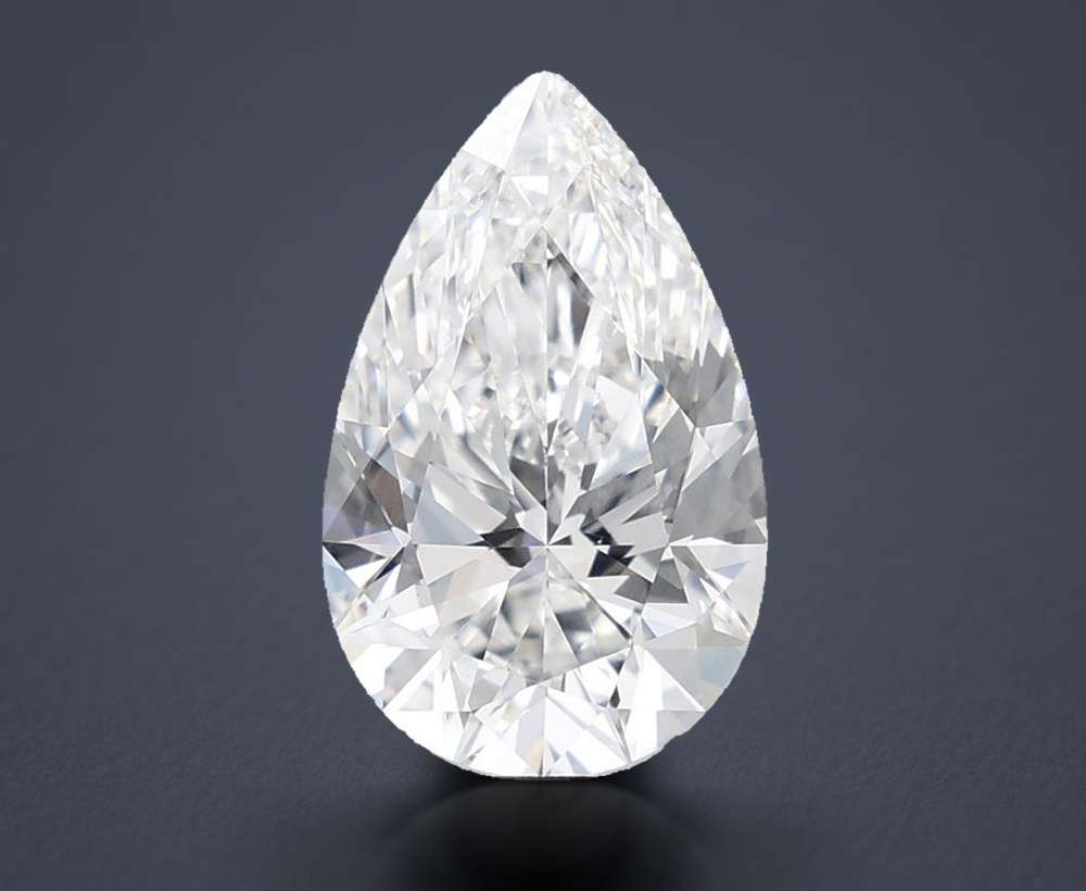 3.86 Carat Pear Lab Diamond