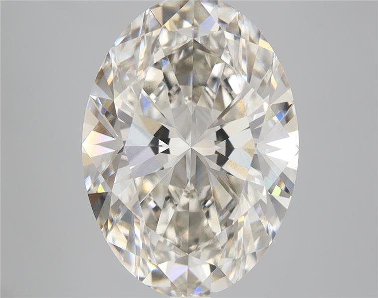 4.59ct I VS2 Rare Carat Ideal Cut Oval Lab Grown Diamond