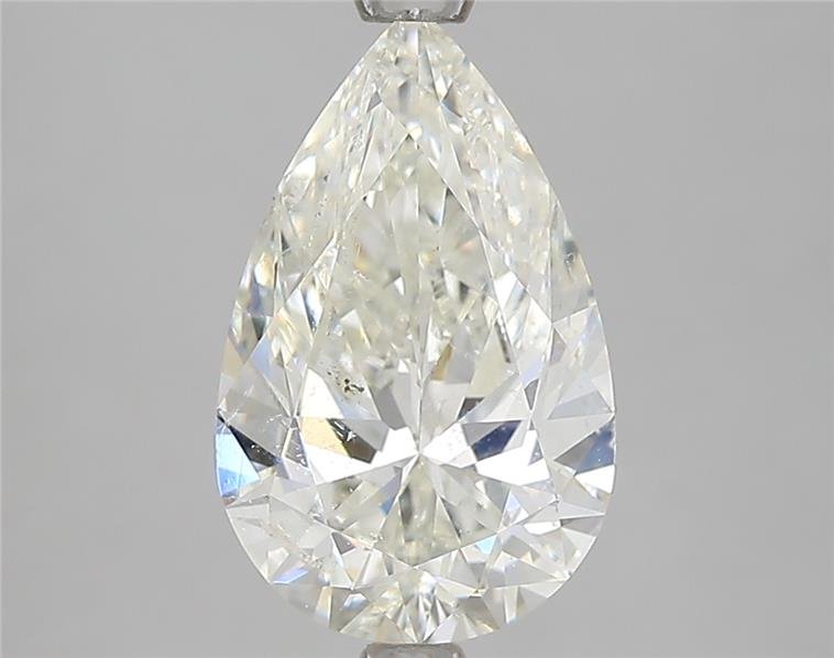 2.52ct K SI2 Rare Carat Ideal Cut Pear Diamond