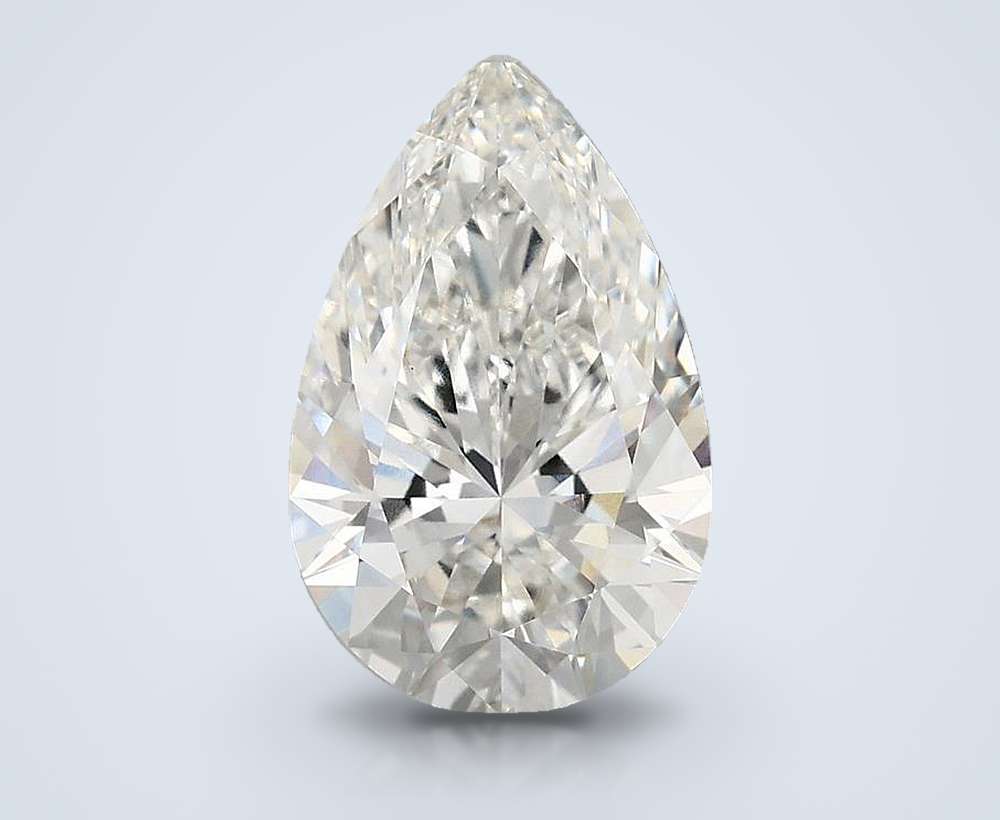 2.67 Carat Pear Lab Diamond