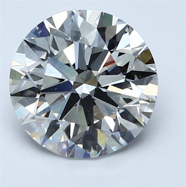 2.27ct E SI2 Rare Carat Ideal Cut Round Diamond