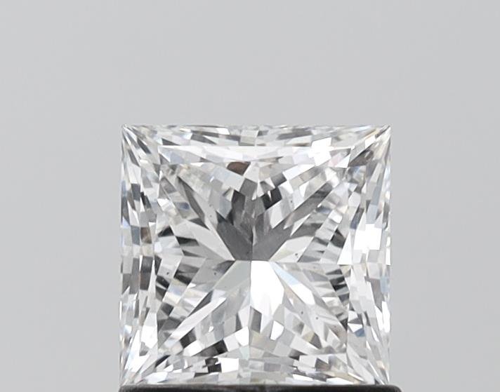 1.09ct F VS2 Rare Carat Ideal Cut Princess Lab Grown Diamond