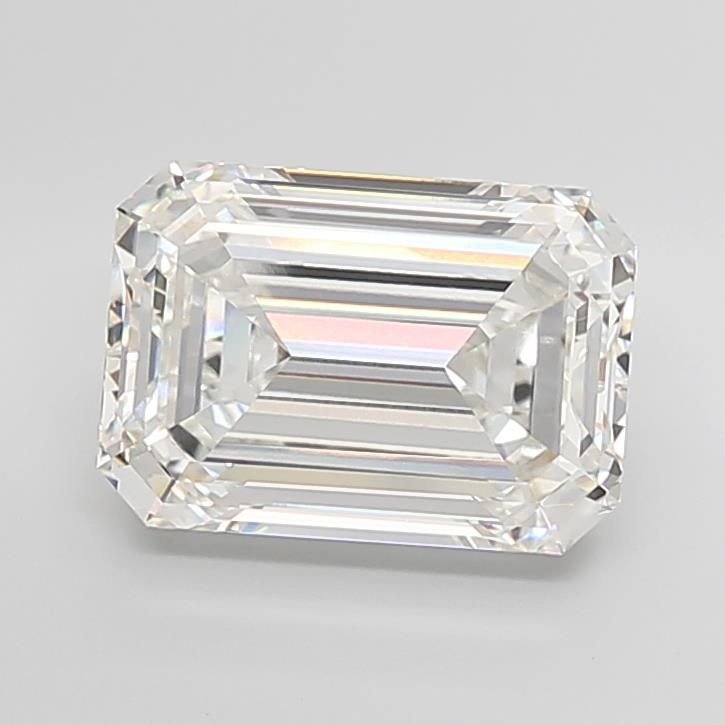 10.07ct H VVS2 Rare Carat Ideal Cut Emerald Lab Grown Diamond