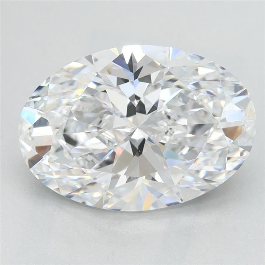 2.65ct D VVS1 Rare Carat Ideal Cut Oval Lab Grown Diamond