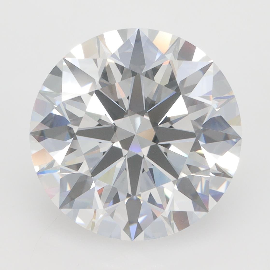 4.09ct D VVS1 Rare Carat Ideal Cut Round Lab Grown Diamond
