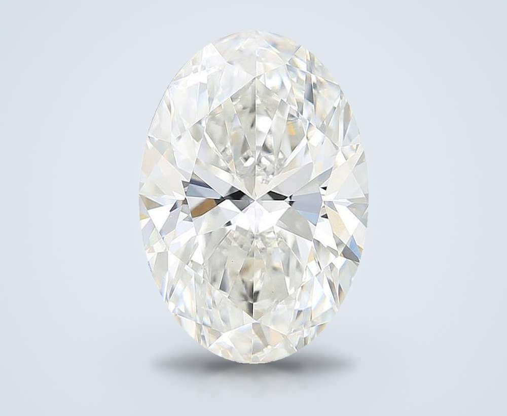 7.57 Carat Oval Lab Diamond