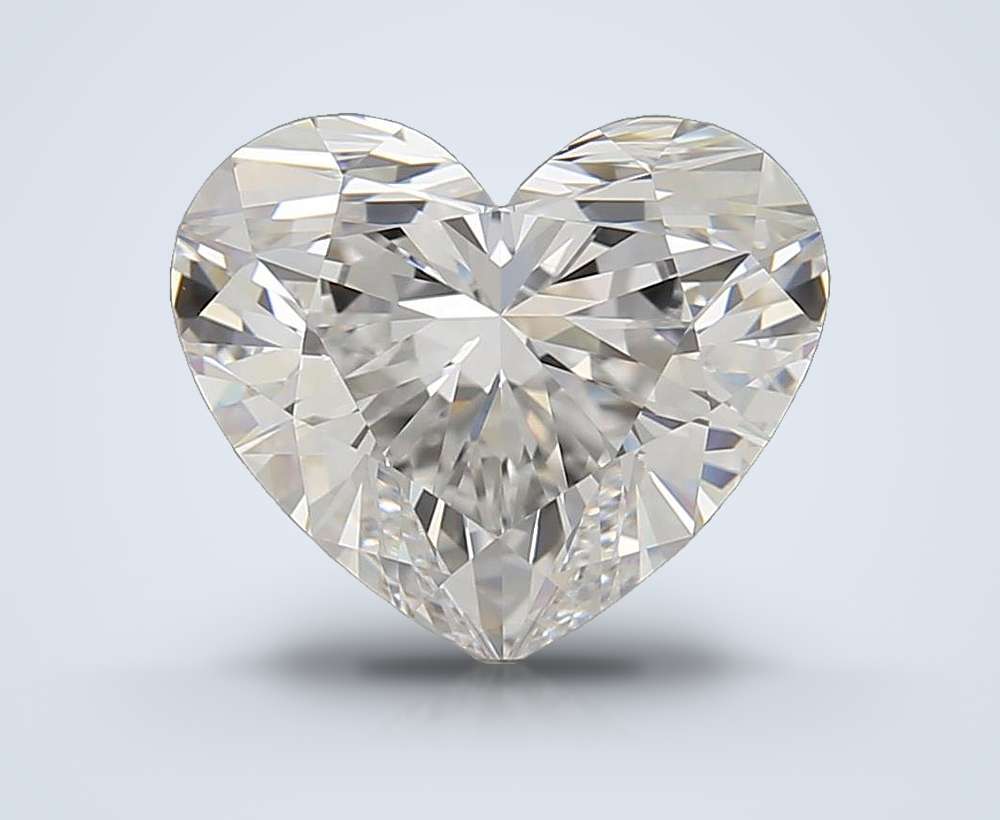 4.00 Carat Heart Lab Diamond