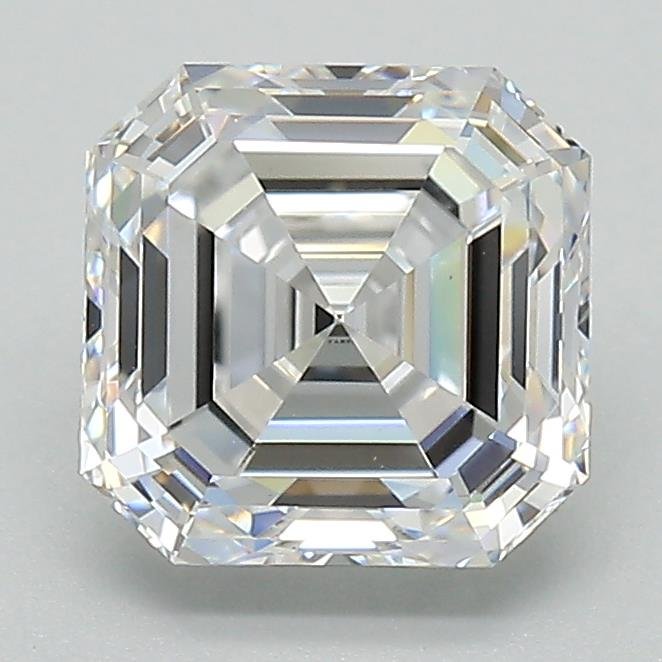 2.04ct D VS1 Excellent Cut Asscher Lab Grown Diamond