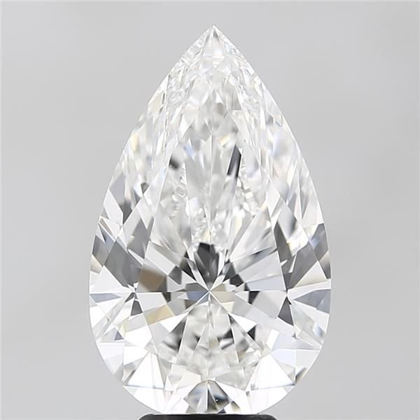 6.00ct E VVS2 Rare Carat Ideal Cut Pear Lab Grown Diamond