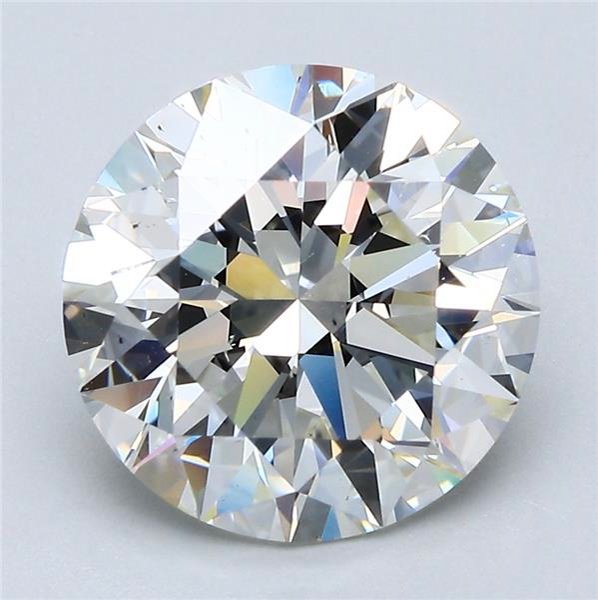 4.51ct I SI1 Rare Carat Ideal Cut Round Diamond