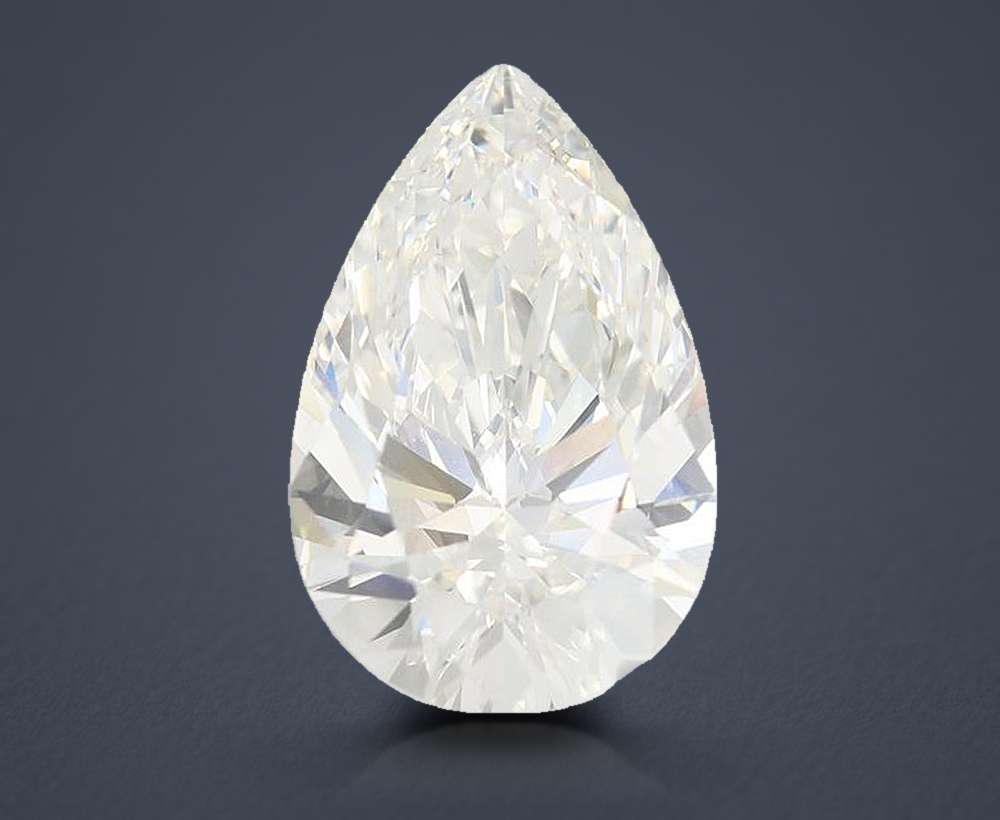 5.08 Carat Pear Lab Diamond