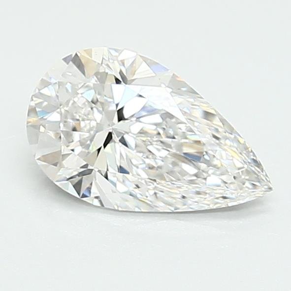 0.95ct D VVS2 Rare Carat Ideal Cut Pear Lab Grown Diamond