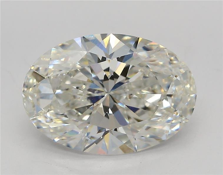4.09ct G VS1 Rare Carat Ideal Cut Oval Lab Grown Diamond