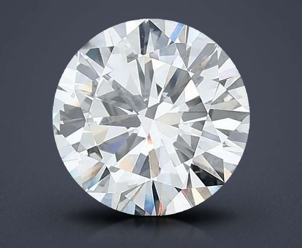 5.90 Carat Round Lab Diamond