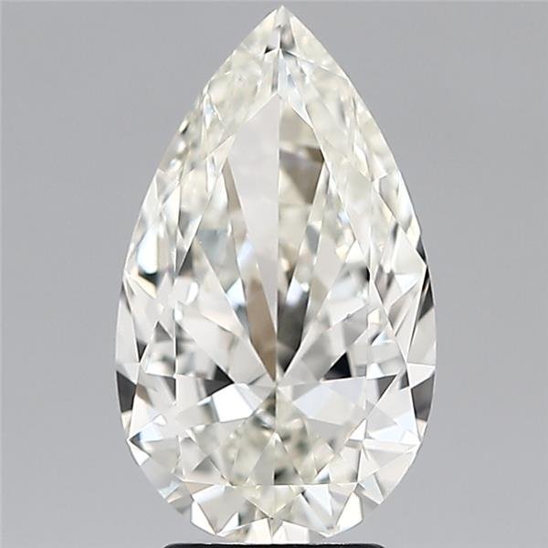 3.01ct J SI1 Very Good Cut Pear Diamond
