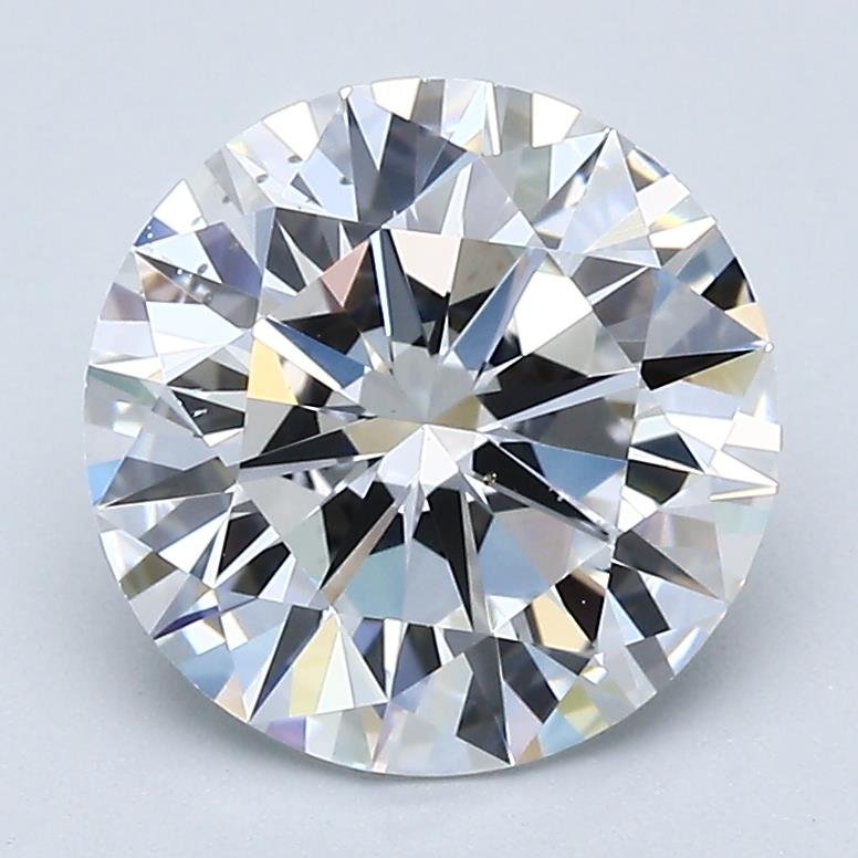 2.57ct D VS2 Very Good Cut Round Diamond