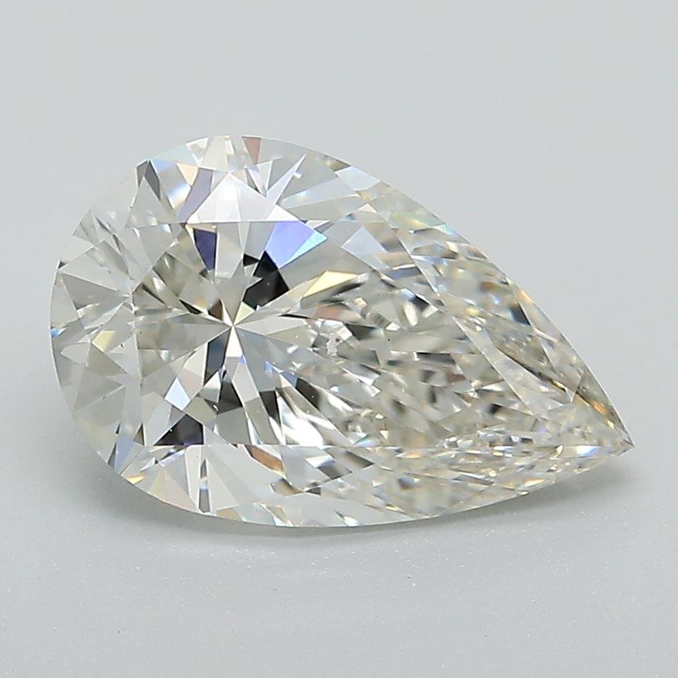 2.53ct G VS1 Rare Carat Ideal Cut Pear Lab Grown Diamond