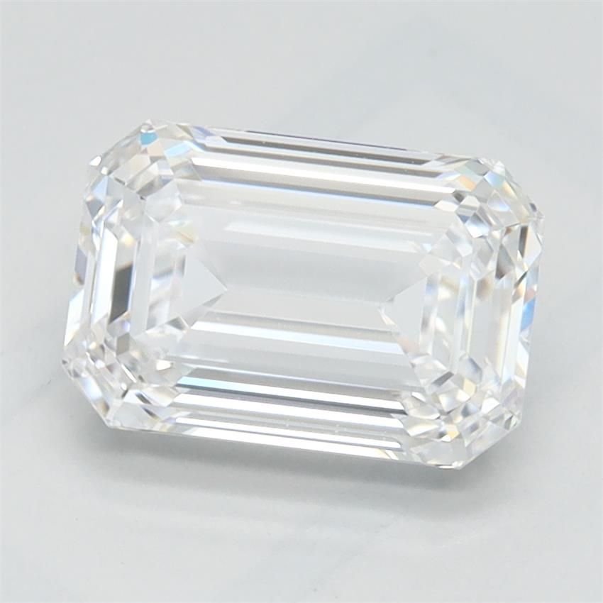 1.56ct D VVS2 Rare Carat Ideal Cut Emerald Lab Grown Diamond