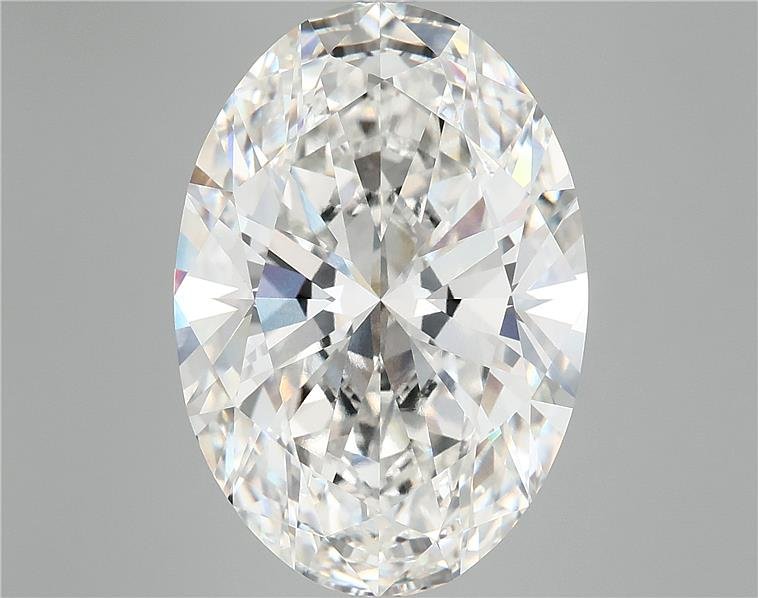 11.42ct F VVS2 Rare Carat Ideal Cut Oval Lab Grown Diamond