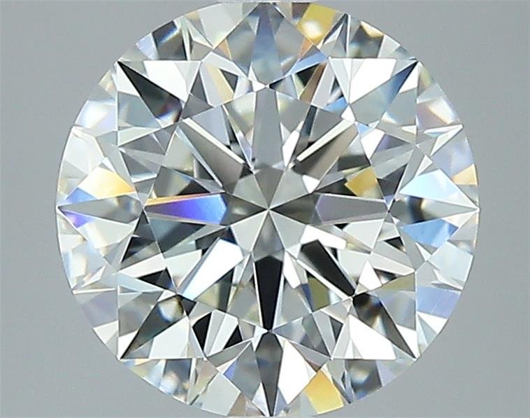 2.71ct K VVS2 Rare Carat Ideal Cut Round Diamond