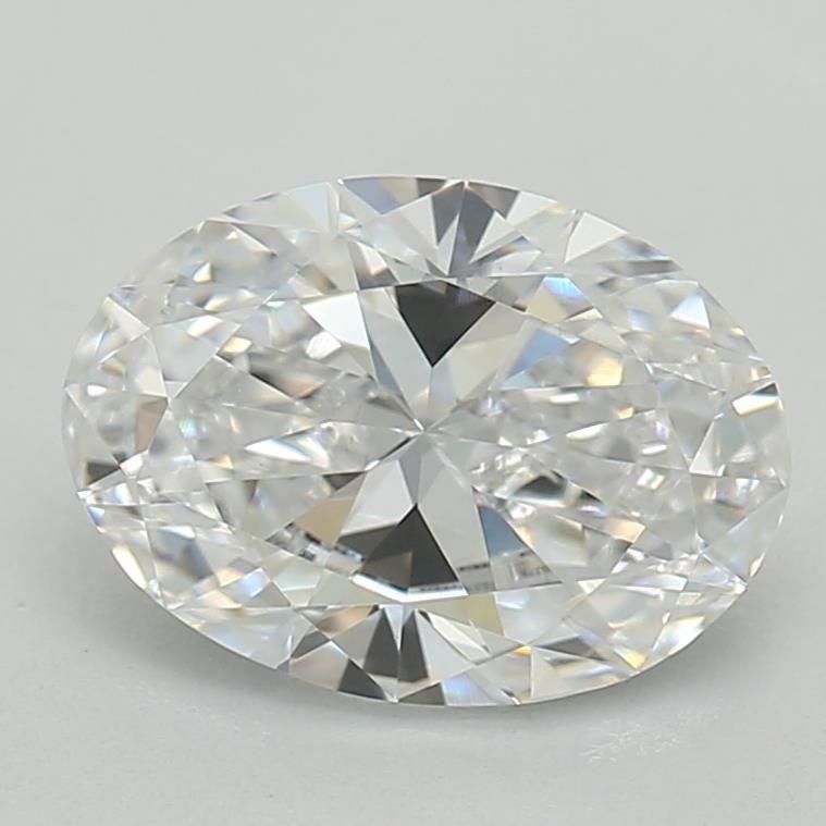 0.74ct D VS2 Rare Carat Ideal Cut Oval Lab Grown Diamond
