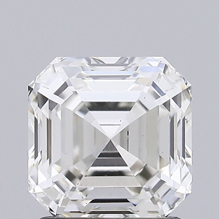 1.62ct H VS2 Rare Carat Ideal Cut Asscher Lab Grown Diamond