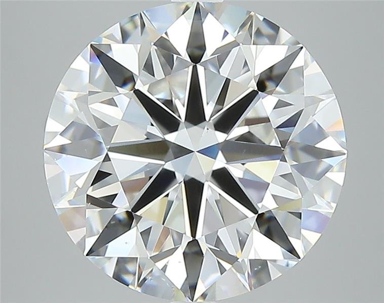 5.01ct F VS1 Rare Carat Ideal Cut Round Diamond