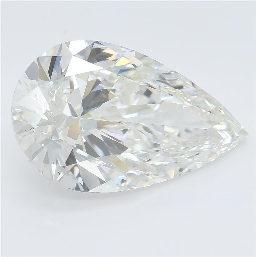 5.48ct I VS1 Rare Carat Ideal Cut Pear Lab Grown Diamond