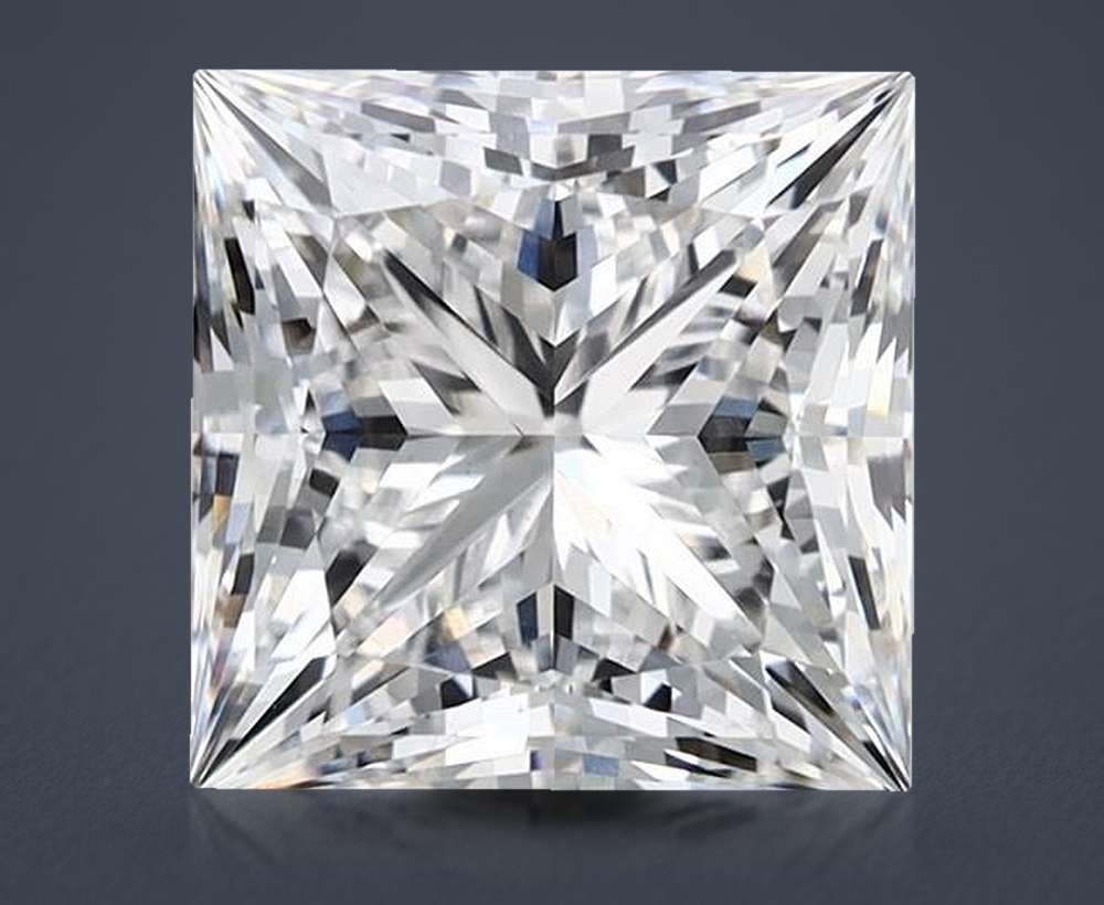 3.80 Carat Princess Lab Diamond