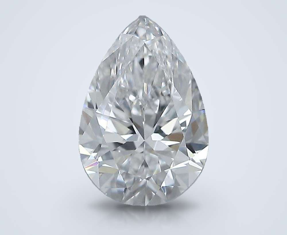 0.60 Carat Pear Natural Diamond