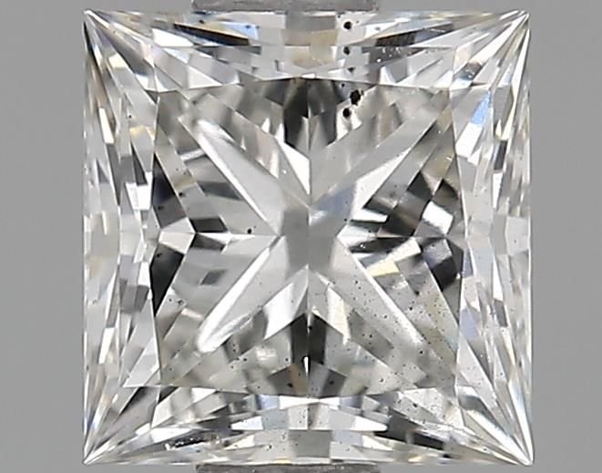 0.87ct H SI1 Rare Carat Ideal Cut Princess Lab Grown Diamond