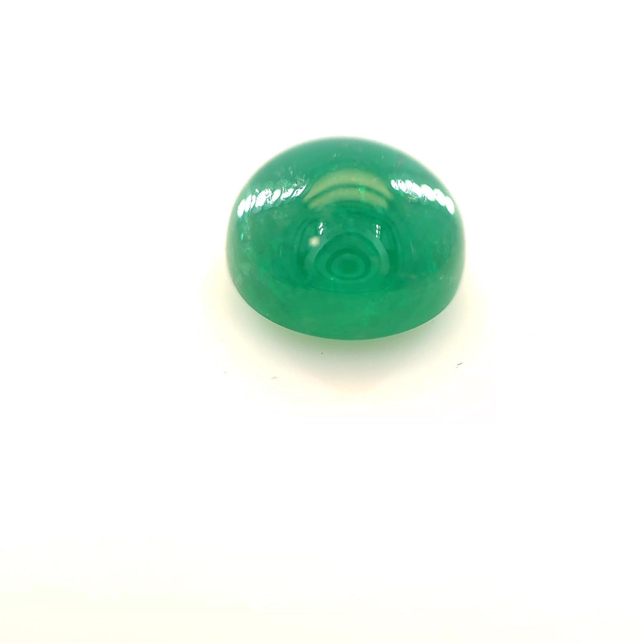 2.36 Carat Green Round Emerald