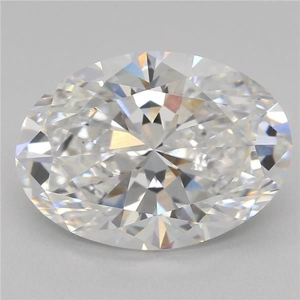 2.57ct D VS1 Rare Carat Ideal Cut Oval Lab Grown Diamond