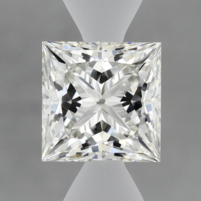 0.90ct H VVS2 Rare Carat Ideal Cut Princess Lab Grown Diamond