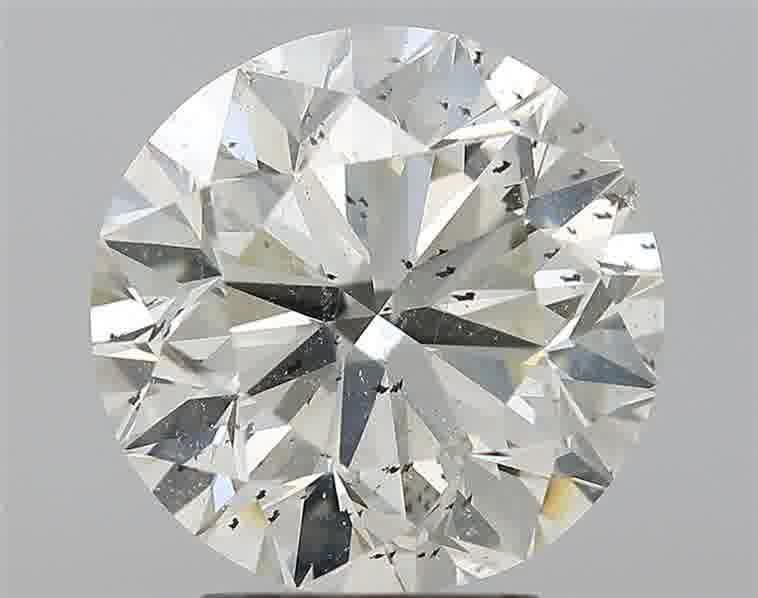 4.00ct H SI2 Very Good Cut Round Diamond