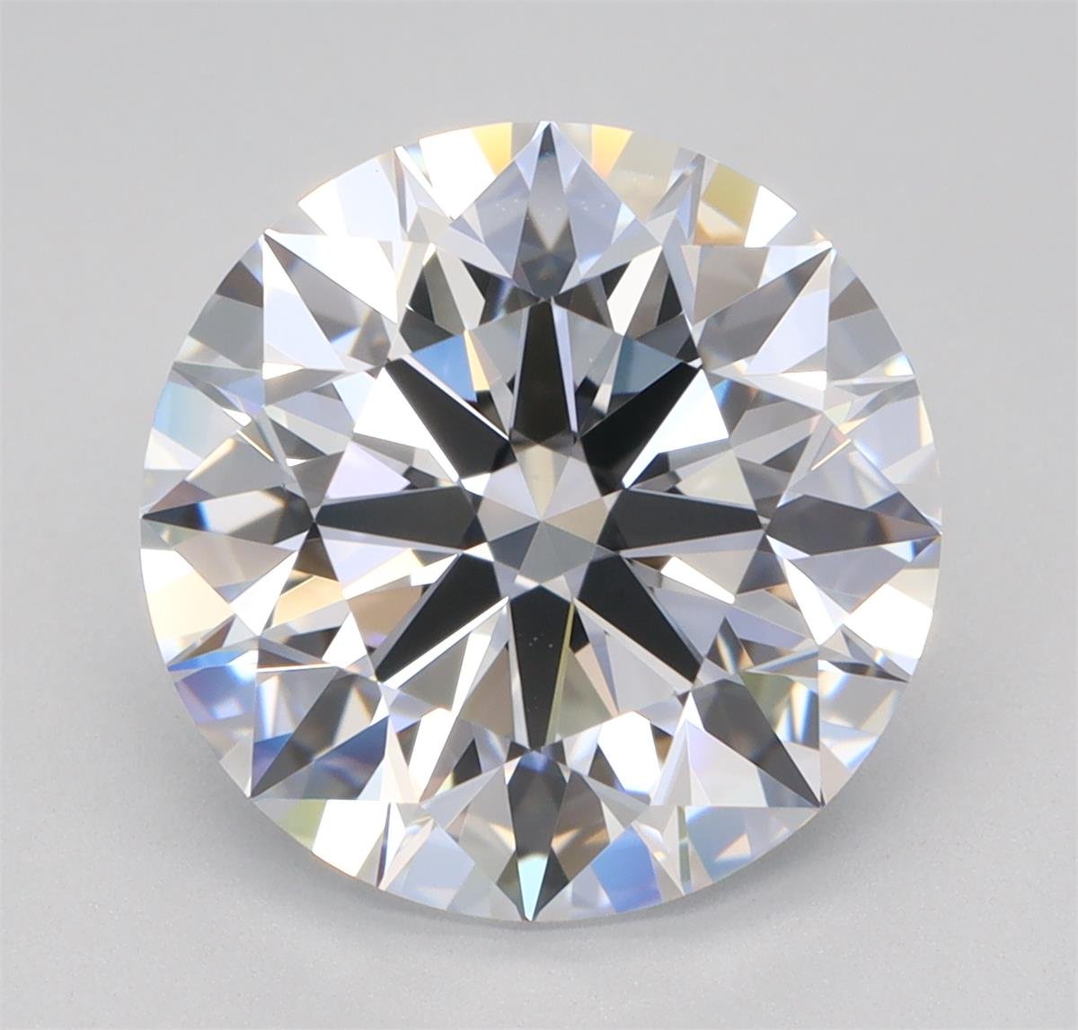 3.79ct D VVS2 Rare Carat Ideal Cut Round Lab Grown Diamond