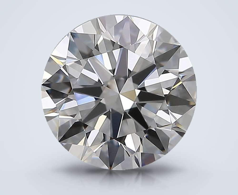 3.00 Carat Round Natural Diamond